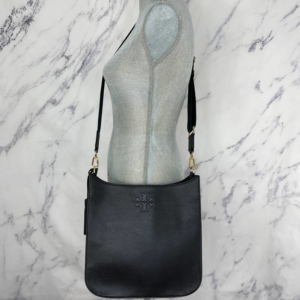 Tory Burch| Thea Web Large Shoulder Bag - Picture 1 of 11